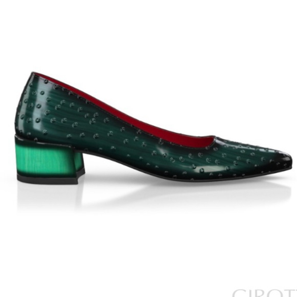 Girotti Block Heel Pointed Toe Shoes Size 5.5 EU 36
Hand made Italian shoes New!